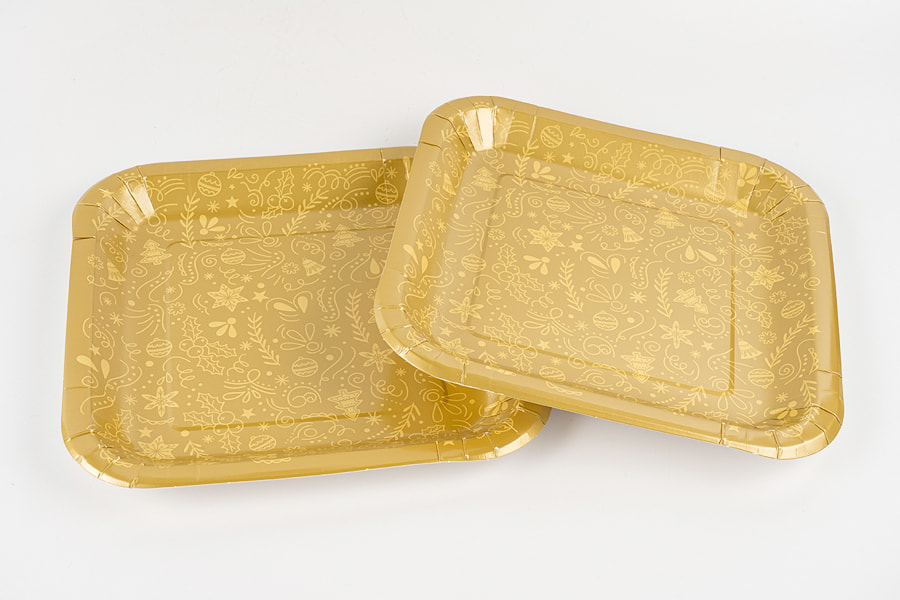 圣诞主题装饰纸盘